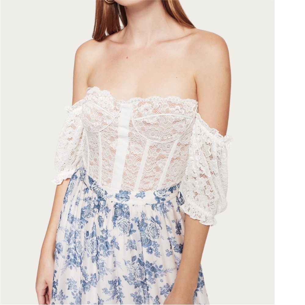 Cami NYC Trisha Lace Corset Top XS